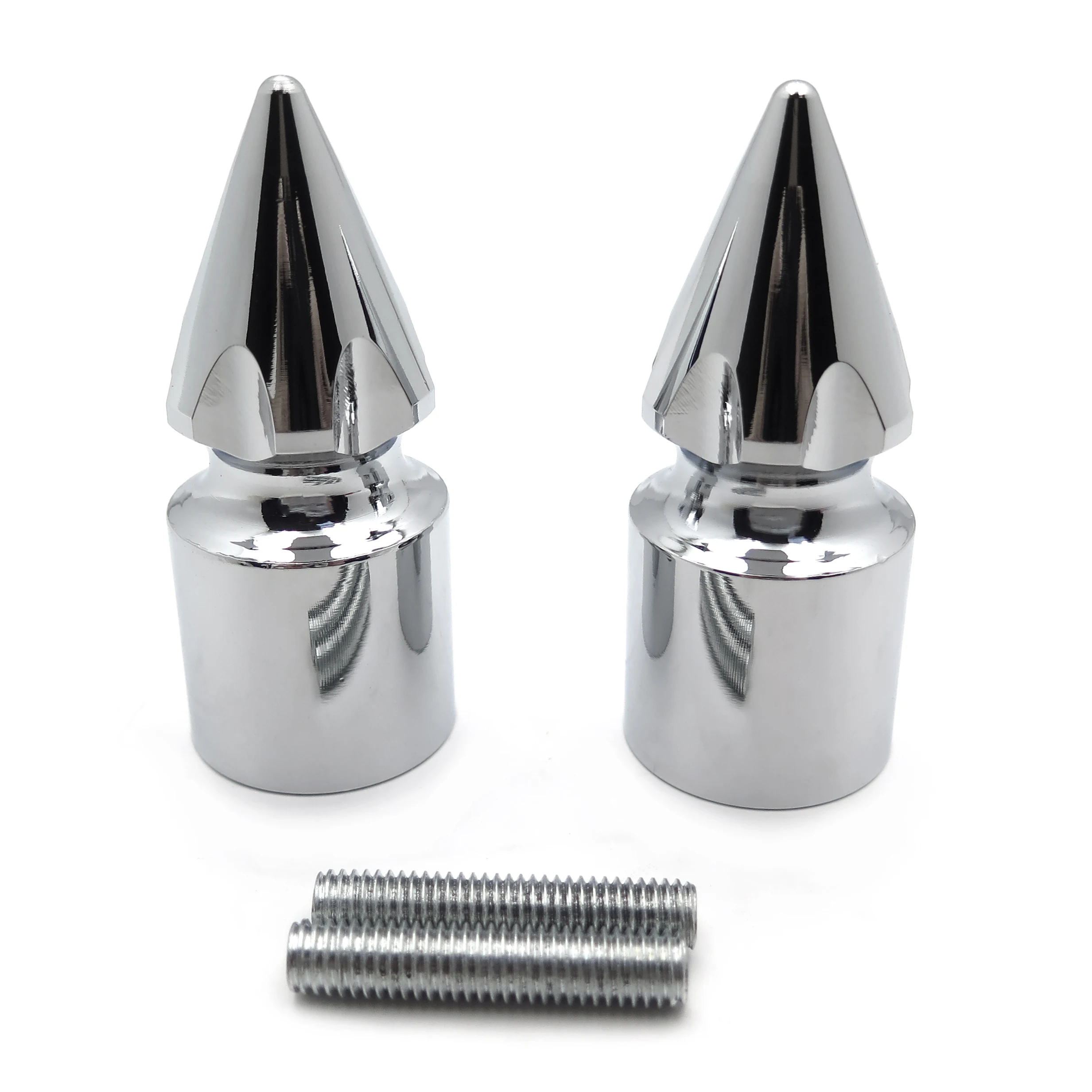 Aftermarket аксессуары для мотоциклов Ultimate хром Спайк бар концы для Kawasaki 250 500 600 Zx7 Zx9 Zx10 Z1000