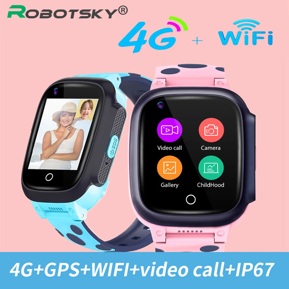 

Y95 Kids Smart Watch 4G GPS WIFI Tracking HD Video Call SOS Voice Chat Kids Smartwatch 680Mah Big Battery Netcom Phone Watch