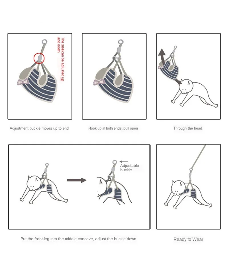 Поводок для кошек и собак милый жилет с бантом нагрудный ремень регулируемый