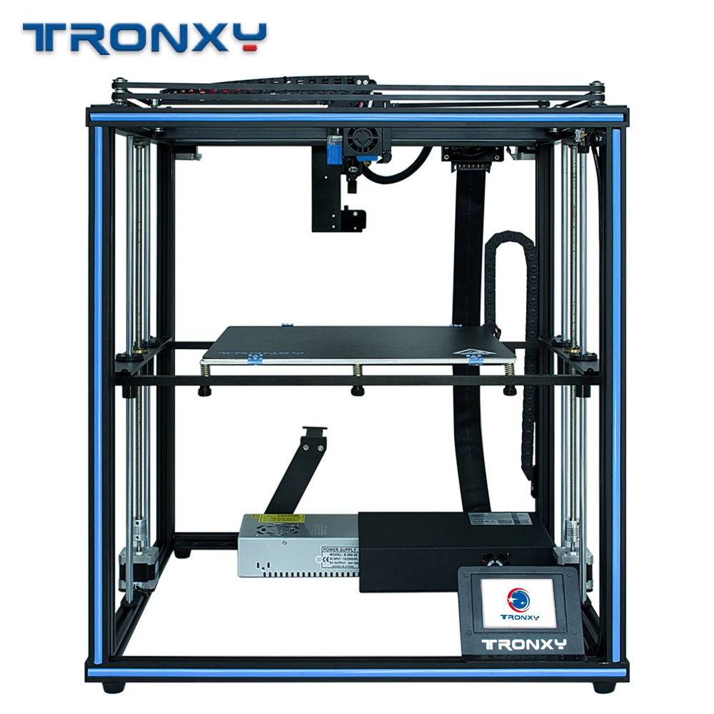Tronxy 3D Printer X5SA PRO Double Axis Guide Rail Titan Extruder Printer Resume Power Failure High precision imptesora 3d ducker