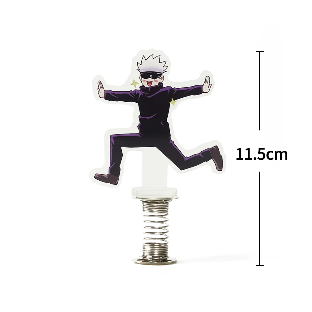 

Anime Jujutsu Shake Action Figure Stand Model Plate Desk Decor Cute Shaking Acrylic Standing Sign Toy Fans Gifts 2021 new