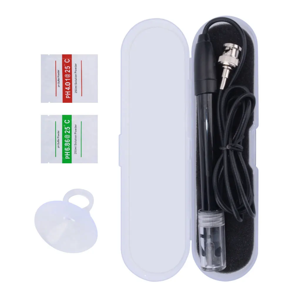PH-201 Replacement Probe Aquarium Hydroponic Laboratory Plant Pool Spa Electrode Ph Meter Potential Test BNC Q9 Connector | Инструменты