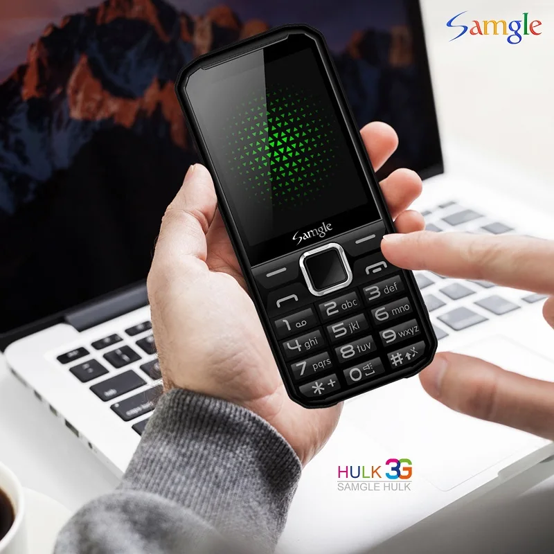 Samgle Senior мобильный телефон 3g WCDMA 2," дисплей Тонкий прочный функция телефон Быстрый набор супер долгий режим ожидания фонарик Whatsapp