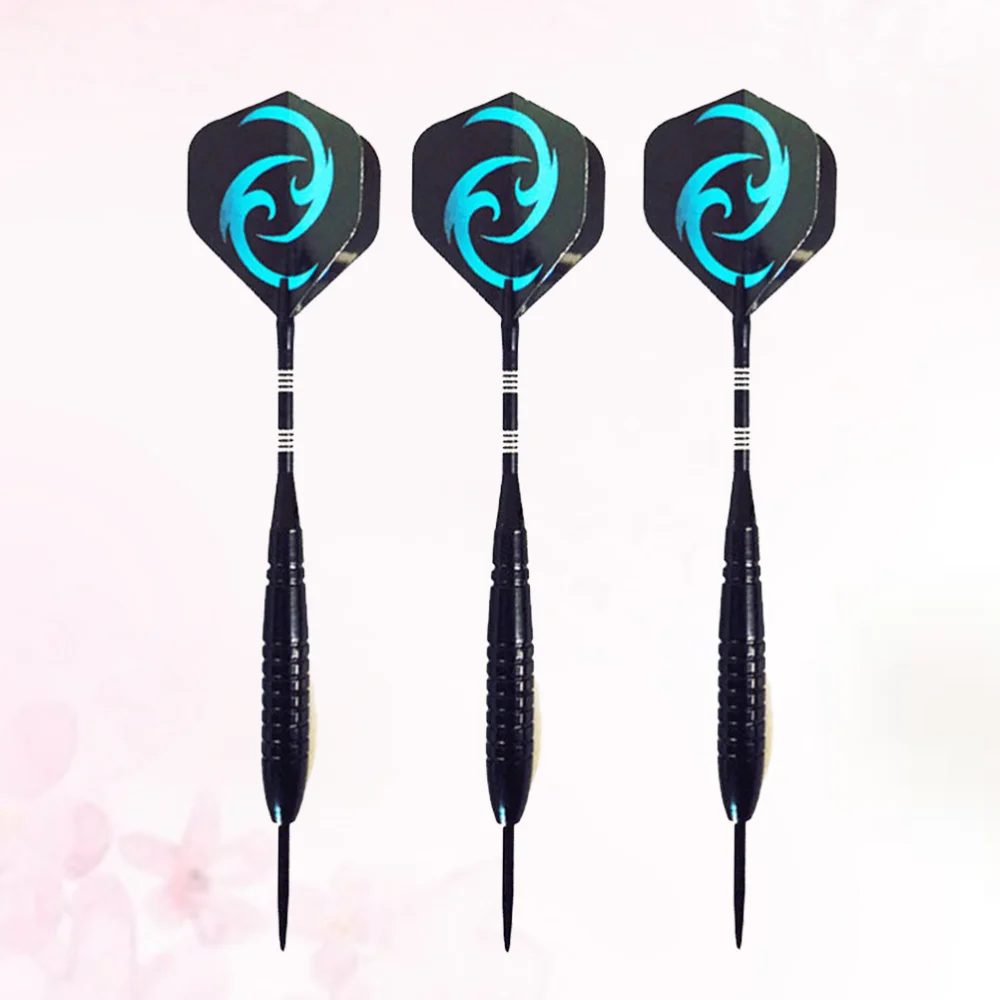 

3pcs 23g Metal Darts Drop-resistant Pin-type Darts Sequin Needle Tipped Darts Aluminum Rod Flights Darts Sports Accessory (Blue)