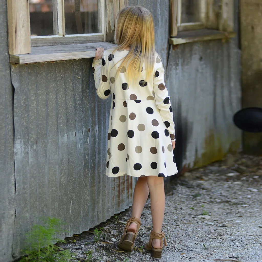 Детские платья для маленьких девочек Платье принцессы отдыха с длинными
