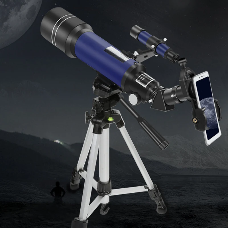 Астрономический телескоп 70 мм рефрактор для наблюдения за луной детей взрослых
