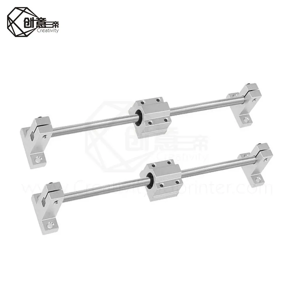 Запчасти для 3d pinter направляющие рельсовые наборы T8 длина ходового винта 500 мм +