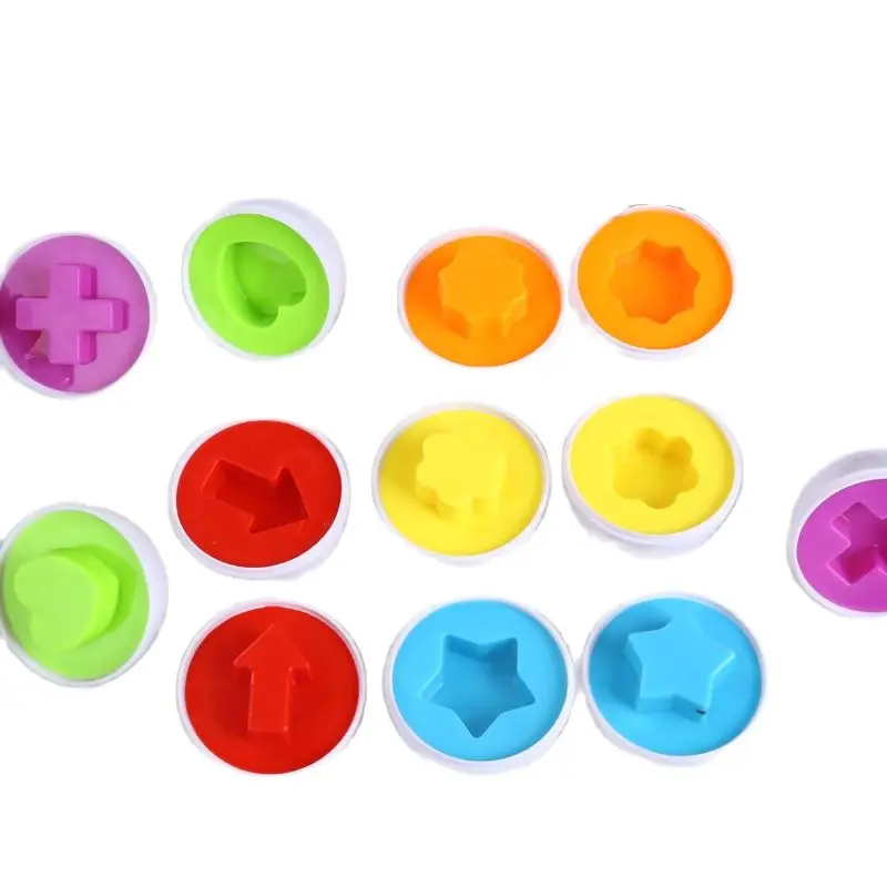 Детские развивающие игрушки для обучения Смешанная форма умные яйца забавные