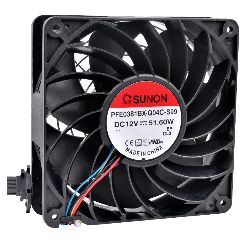 

PFE0381BX-Q04C-S99 14cm 140mm 140x140x38mm DC12V 51.60W Strong wind flow cooling fan for server