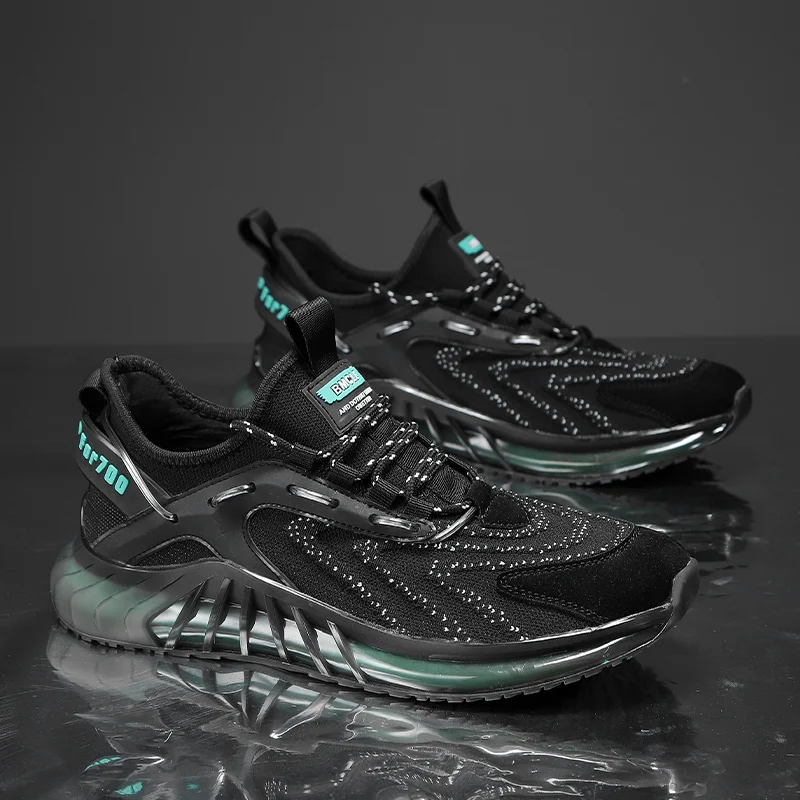 

Man Sneakers Breathable Wear-resisting Low Tops TPU Chunky Sneakers Summer Fast Shipping Casual Sport Shoes Lace-Up Mesh Shoes