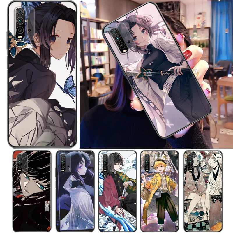 

Demon Slayer Kimetsu No Yaiba Kamado Tanjirou Kamado Nezuko Agatsuma Zenitsu Phone Case For Xiaomi Redmi 9 Pro 9C 9A 9T Funda