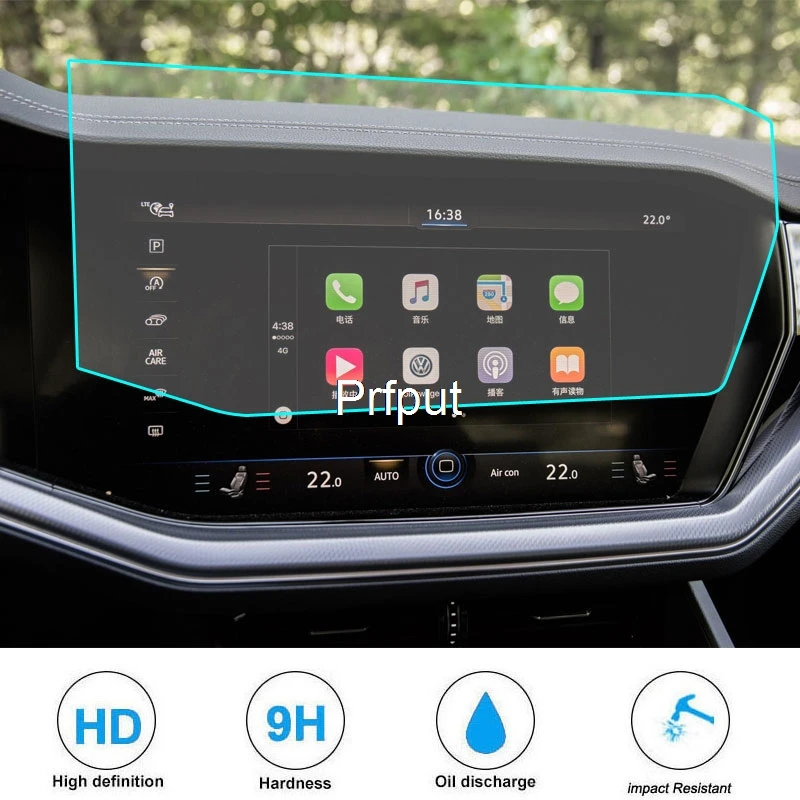 

Защитная пленка для экрана из ПЭТ для Volkswagen Touareg 2019 2020, автомобильное радио, навигация, GPS-навигация