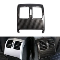 car styling carbon fiber texture rear air condition outlet frame cover trim for mercedes benz c class w204 2008 2011 2012 2013