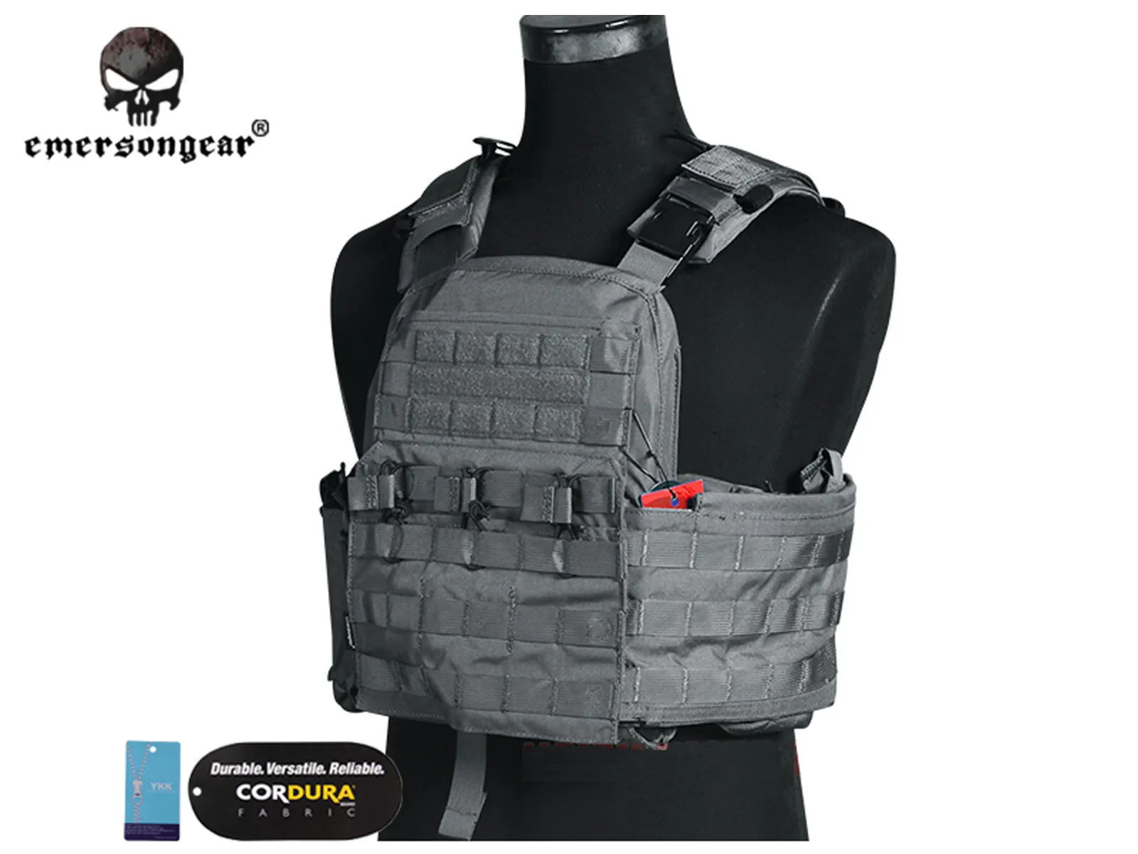 Emersongear CP стиль CPC тактический жилет для страйкбола боевой мягкий волк серый