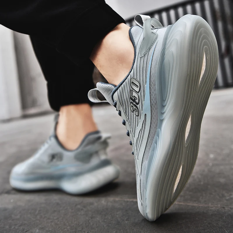 

Износостойкая модная мужская повседневная обувь, новинка, мужские спортивные высококачественные кроссовки, летняя спортивная обувь, дышащ...