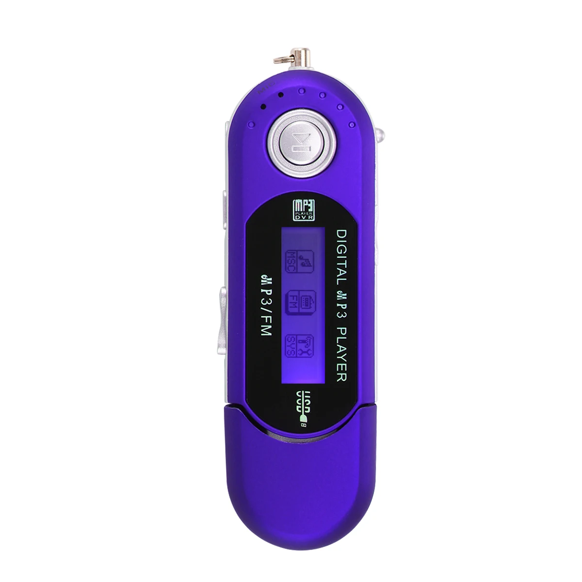 

MP3 Player Mini Portable USB Digital FM Radio Hear Music Sleek and Elegant MP3 Player Support 32GB TF Card SD Card AND FM Radio