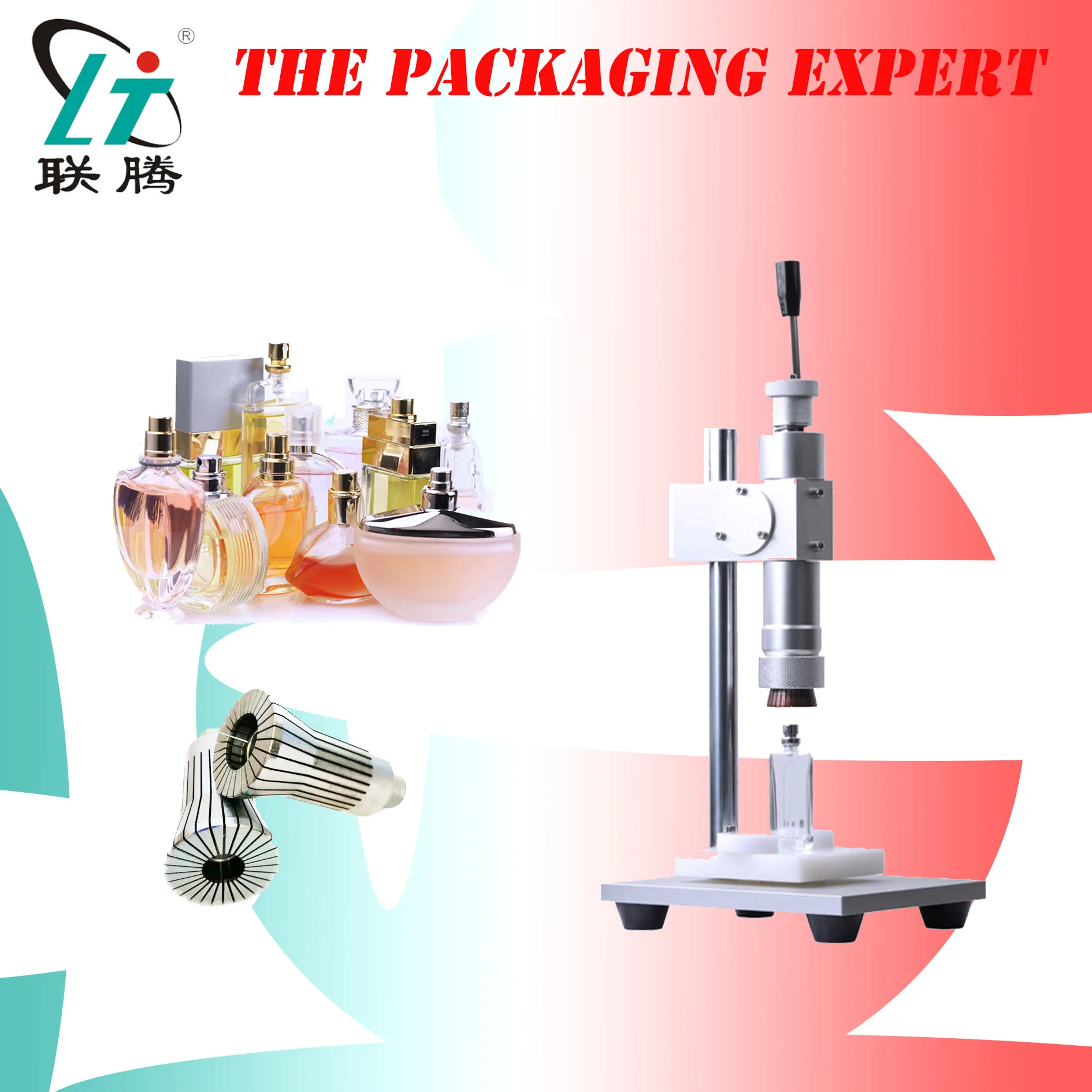 

Manual Perfume Capping Machine Crimping Tools Crimper Capper Metal Fragrance Cap Press Fragrance Spray Collar Ring Presser