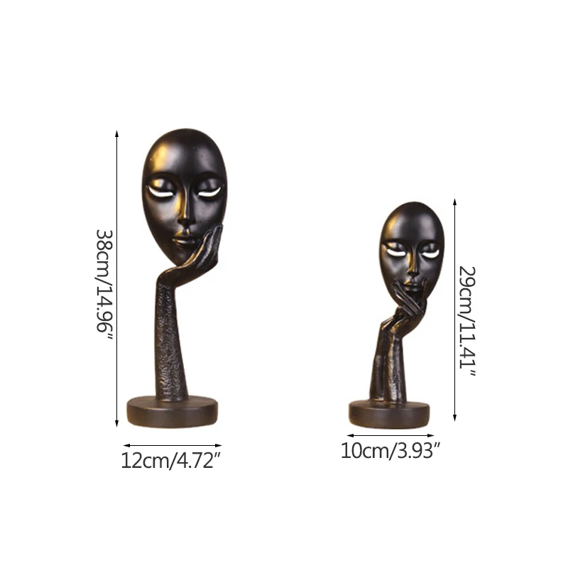 

Living Room Decoration Statue Abstract Thinker Sculpture For Home Decoration Accessories Eco-friendly Resin Figurines Crafts