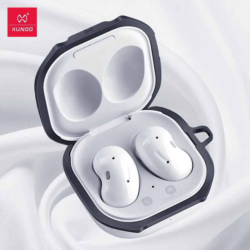 Чехол для наушников Xundd Galaxy Buds Live чехол противоударный прозрачный силиконовый с