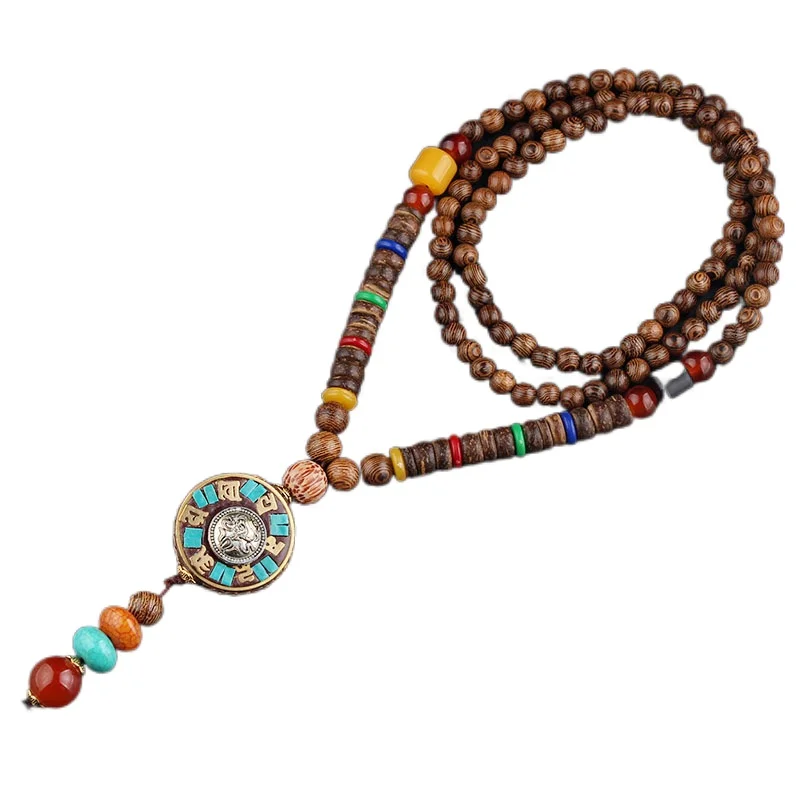 

Long Necklace Women Sweater Chain on The Neck Beads Necklace Beads Decoration Accessories for Girls Jewelry Women's Pendant