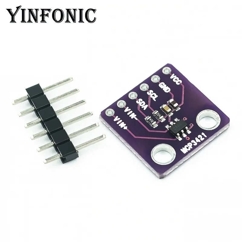 Оценочный модуль ADC для модуля последовательного анализатора PICkit MCP3421 I2C SOT23-6