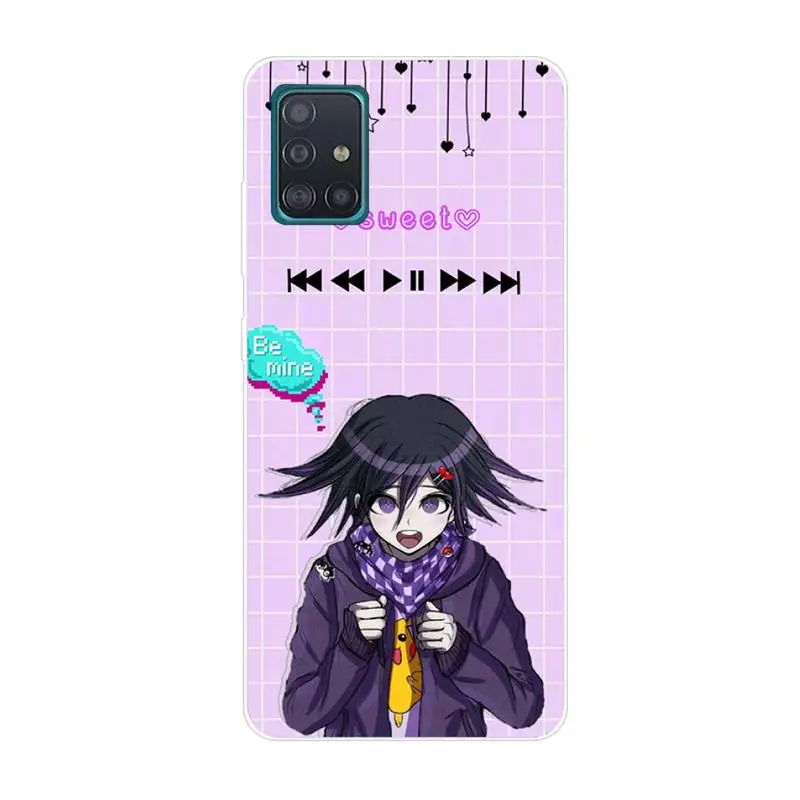 

Danganronpa Kokichi Oma Phone Case For Clear-Samsung S5 S6 S7 S8 S9 S10 S20 S21 Edge Plus E Fe Lite Cover