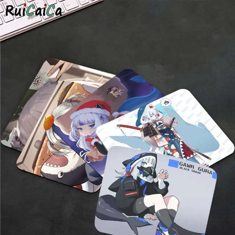 

RuiCaiCa Funny Hololive Usada Pekora gawr gura mouse pad gamer play mats Smooth Writing Pad Desktops Mate gaming mouse pad