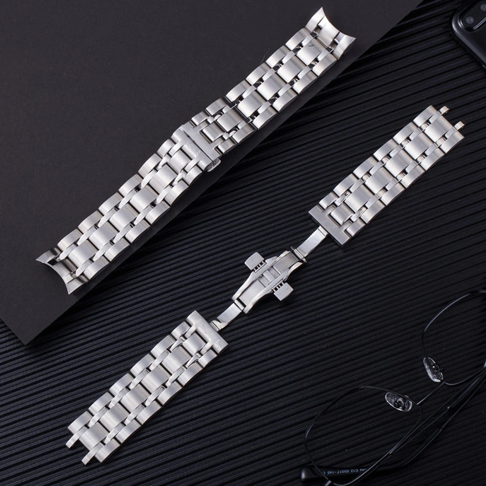 22mm 23mm 24mm Stainless Steel Man Watch Band For Tissot T035 Couturier Watch Strap Brand Watchband T035617 T035439A Bracelet