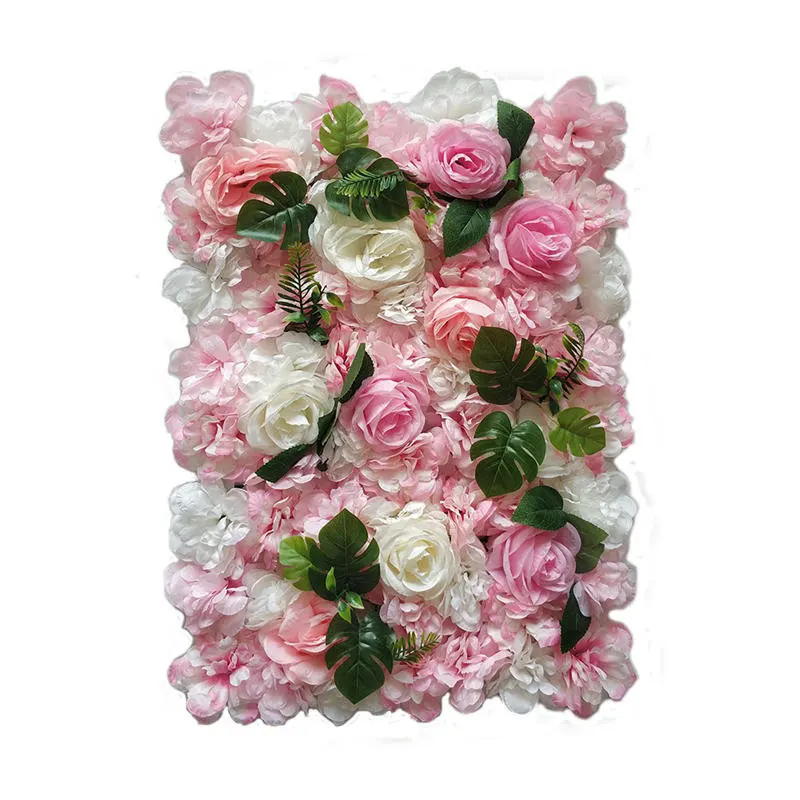 Artificial Flower Wall Panels 16 x 24 inch Mat Silk Rose for Backdrop Home Wedding Decoration | Дом и сад