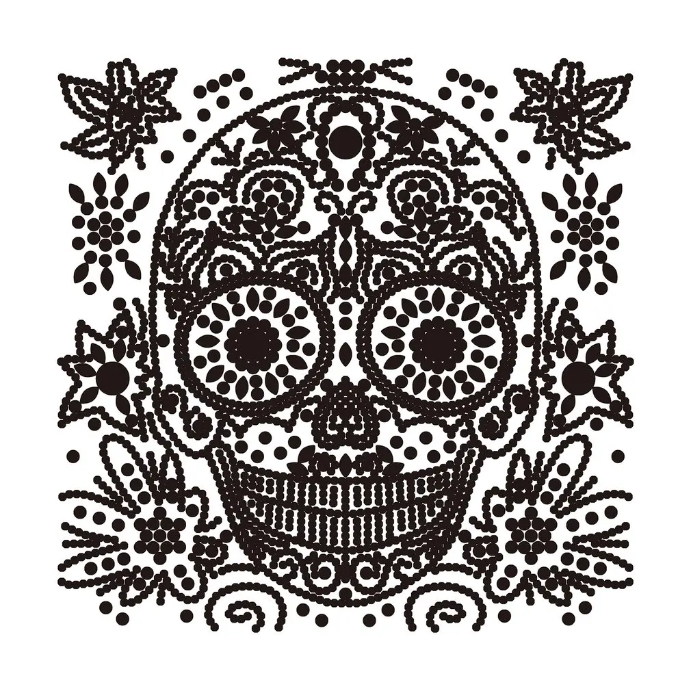 Набор для алмазной вышивки Череп|Рисование и каллиграфия| |