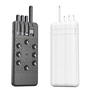 magnetic power bank 20000mah built in cable portable charger powerbank for iphone 13 12 pro samsung s21 huawei xiaomi poverbank