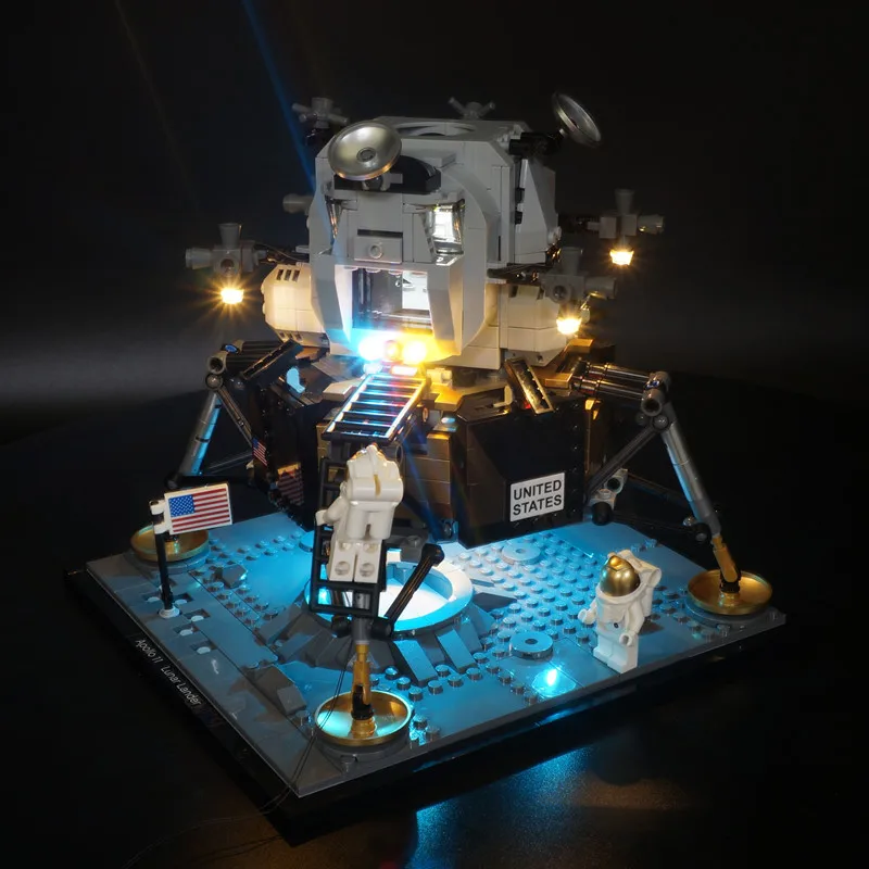 Набор со светодиодной подсветкой для 10266 Creator Apollo 11 лунный светильник посадочная