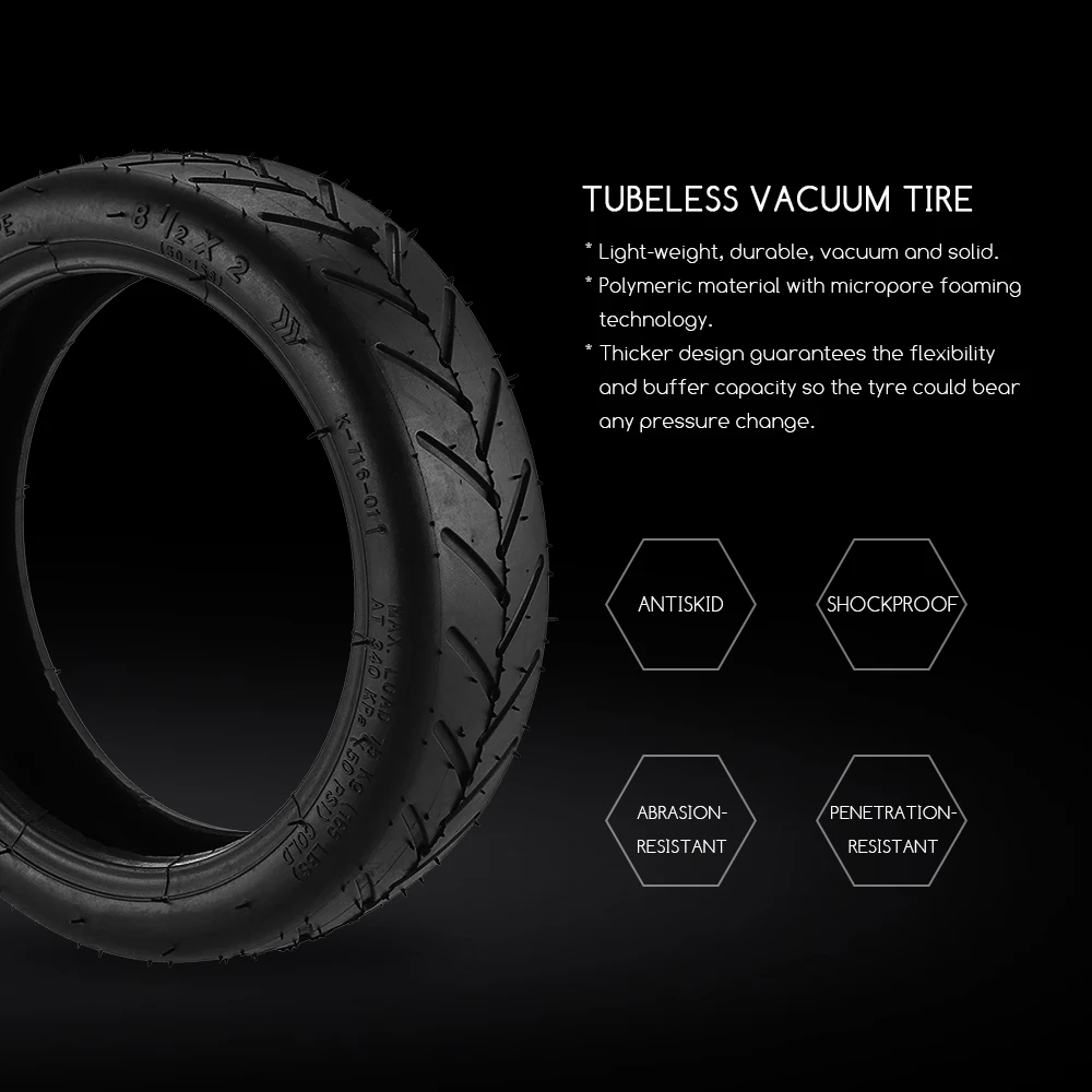 

Bike Outer Cover Tire Vacuum Solid Scooter Outer Cover Tire Tyre for Xiaomi Mijia M365 Electric Skateboard