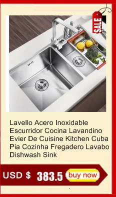 Встроенная Lavandino Banheiro Evier Acero Inox Portatil Lavello Cucina кухня Cuba Pia Cozinha Fregadero De Cocina раковина для мытья посуды