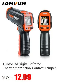 LOMVUM перезаряжаемая лазерная рулетка 2 в 1 USB зарядная лента с ЖК-дисплеем 16 футов/5 м цифровая лента Метрическая/дюйм/фут