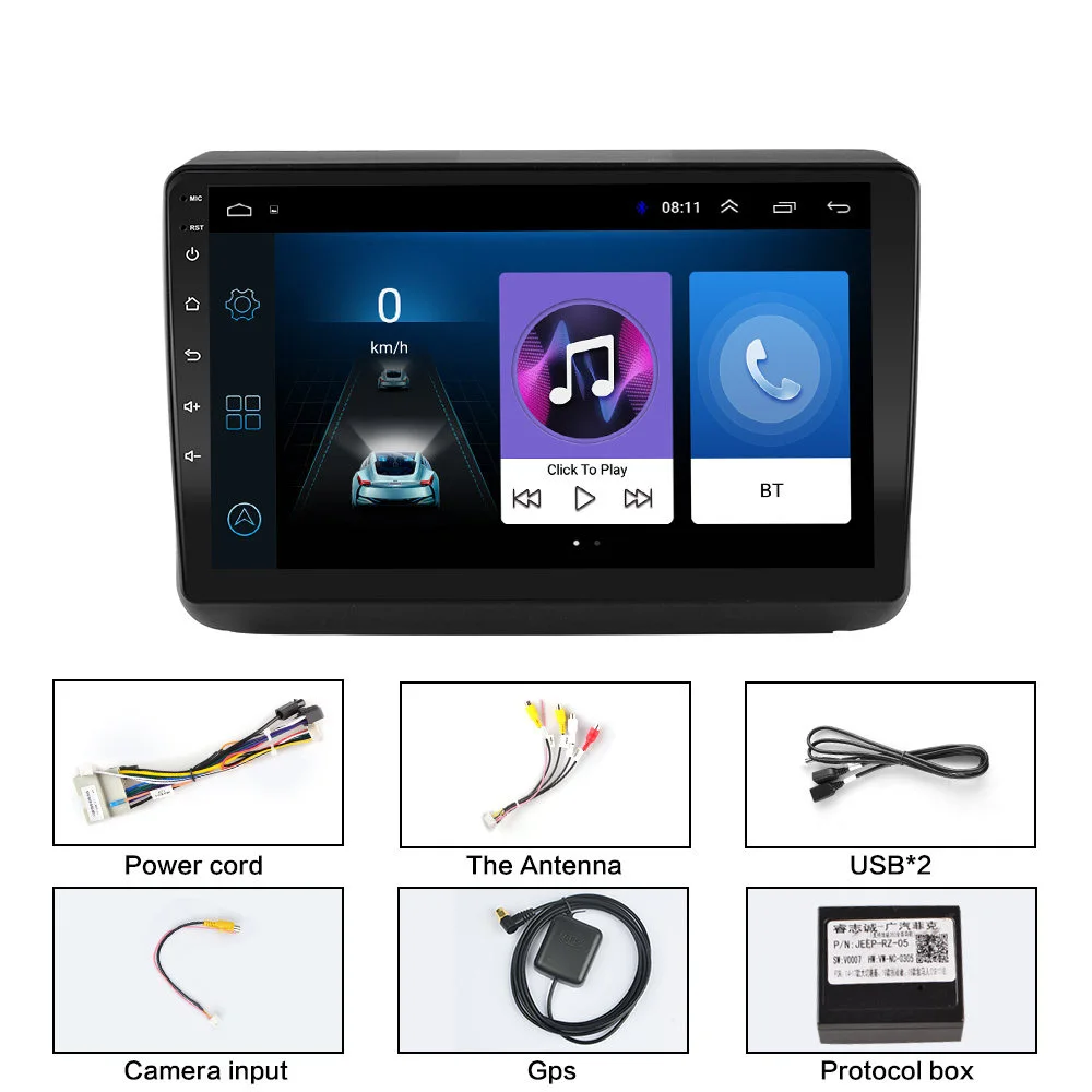 

For Jeep Grand Cherokee 2014-2017 9 Inch Screen Android Car Stereo Gps Navigation Radio Bluetooth Car Multimedia Video Player