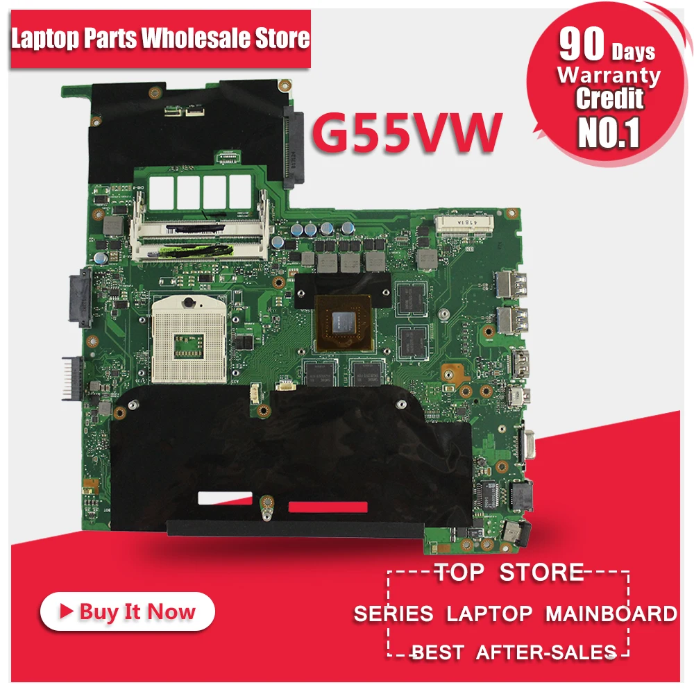 

laptop motherboard G55VW REV:2.0 VGA chips N13E-GE-A2 motherboard/mainboard