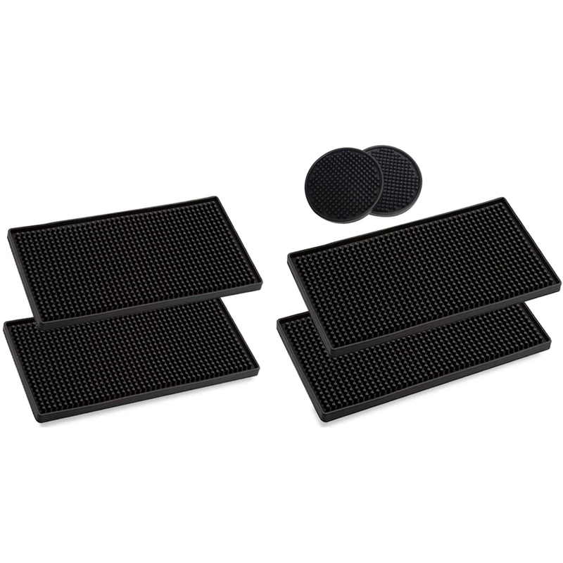 

Bar Service Mat,Non Slip Bar Mat Beer Whiskey Glass Coffee Mat for Coffee Bars Kitchen Restaurants Counter-Top