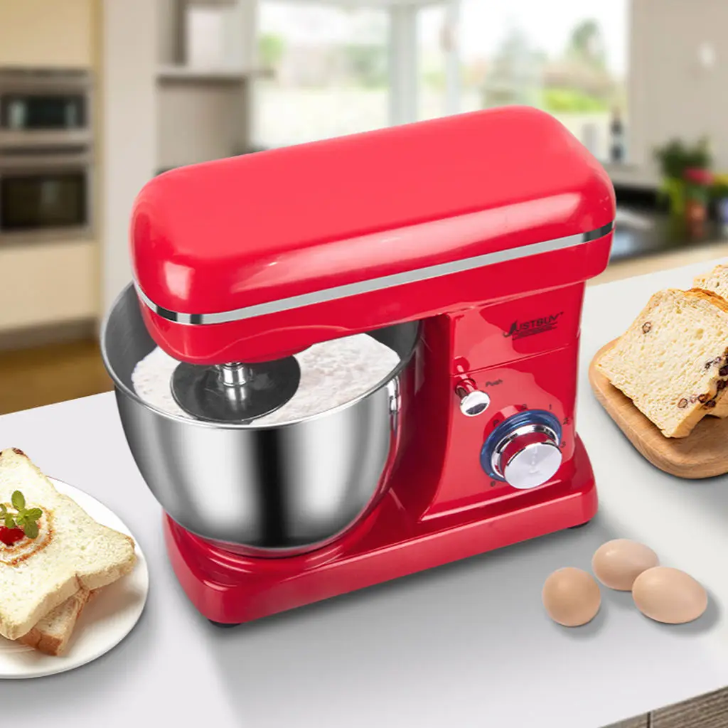 

Kitchen Electric Stand Mixer Cake Dough Makers Tilt-Head 1500W