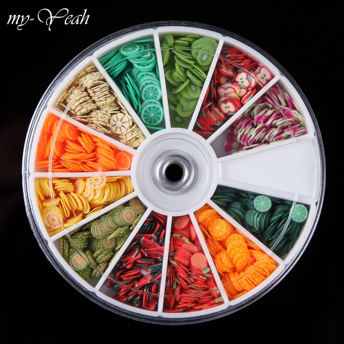 My-Yeah 12 Маникюр для ногтей сетка художественная цветная Полимерная глина