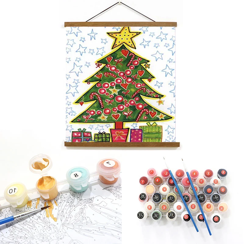 

Набор для рисования масляными красками, набор для самостоятельного творчества с перекрестными словами, абстрактная краска для пейзажа