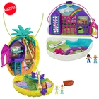 Оригинальный Полли Карман Tropicool сумочка в форме ананаса вечерние коробка Сюрприз на день рождения Скрытая мире мини-сцена магазин для девочек игрушки подарок куклы