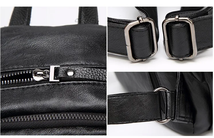 Женские кожаные рюкзаки винтажная женская сумка на плечо для путешествий