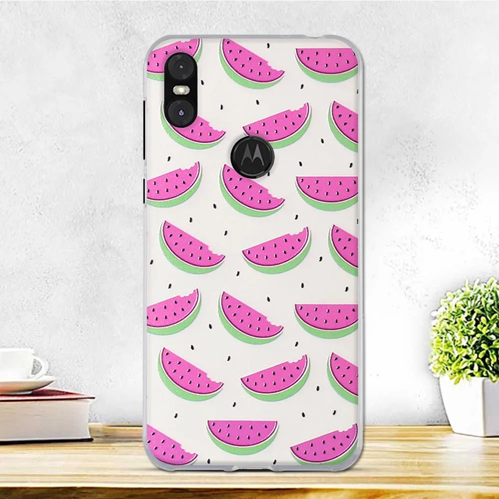 Чехол для Motorola One, силиконовый мягкий ТПУ чехол для мобильного телефона, милый бампер, черный чехол для Fundas Moto P30 Play, чехол для телефона