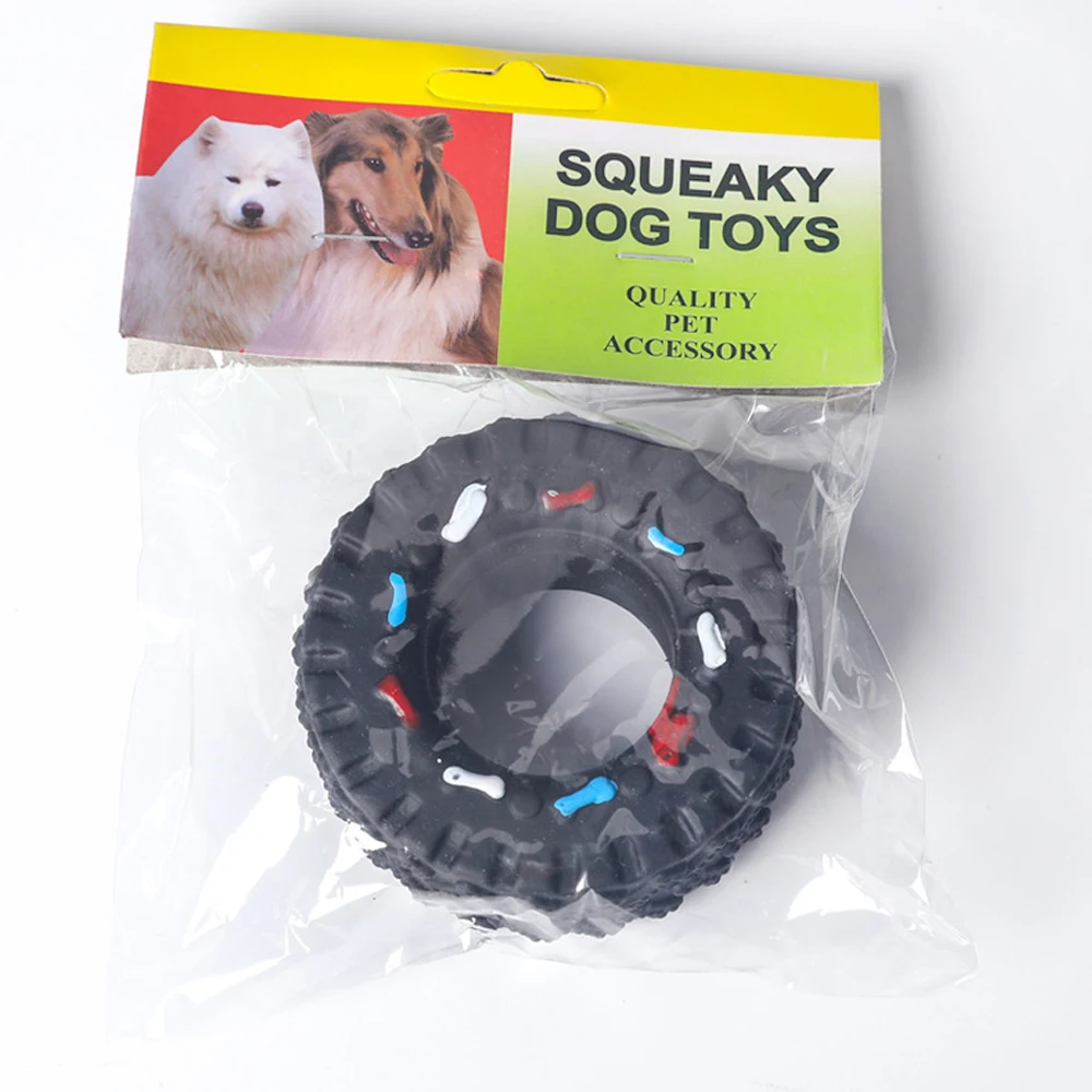 

Dog Toy Rubber Resistance To Bite Dog Toy Interactive Squeak Sound Chew Toy Dog Toys for Small Dogs Puppy Teething Toys Pet Toys