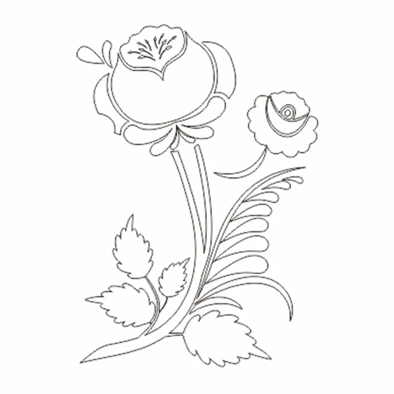 Eastshape Цветочные штампы ветка металлические Вырубные Новинка 2019 трафарет для DIY