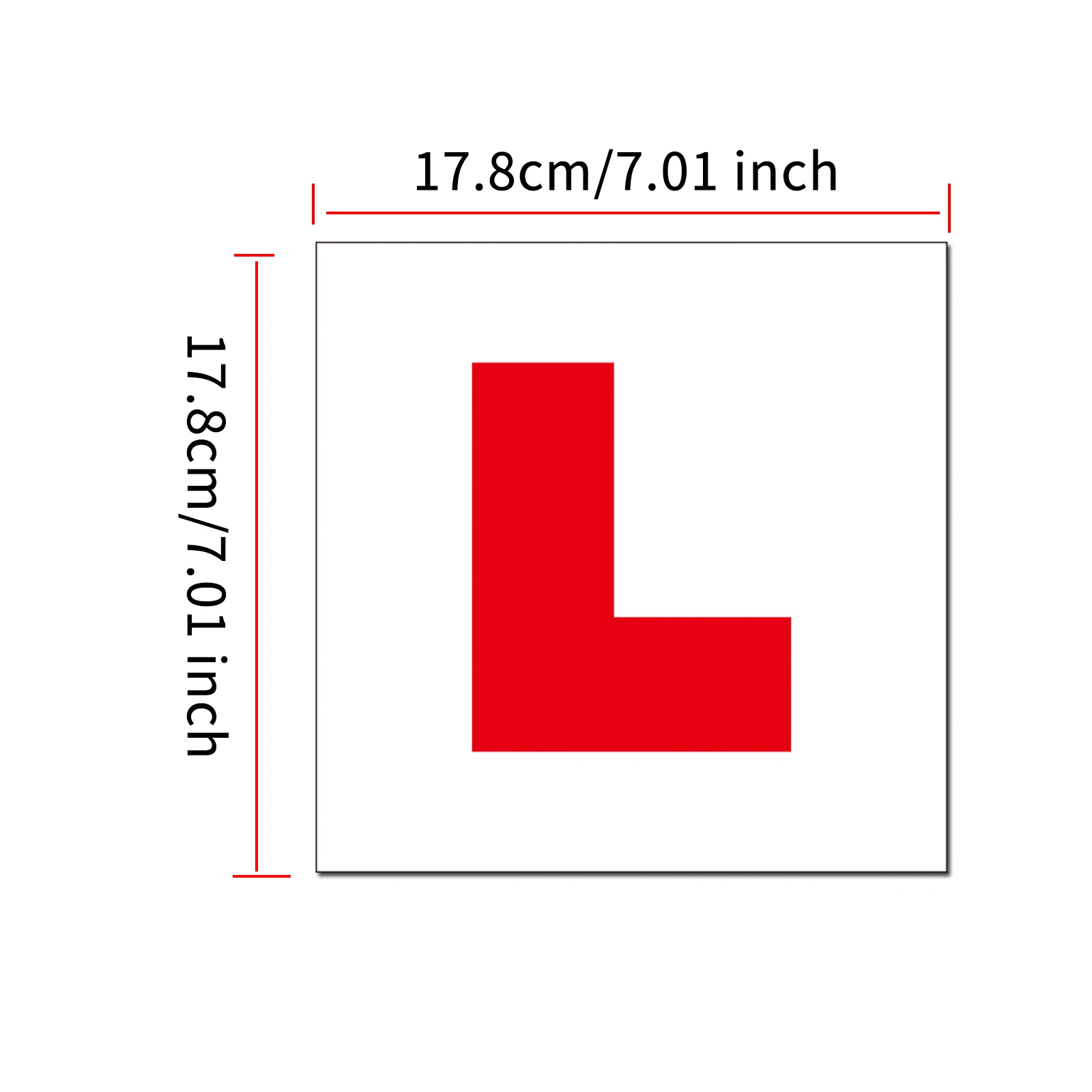 L-образная стабильная Автомобильная наклейка L Пластина Водонепроницаемая
