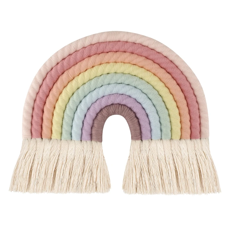 

8 Lines Rainbow Tapestry Wall Hanging Bedroom Pendant Decoration Home Decoration N7MB