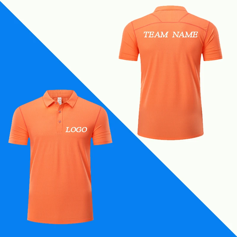 Рубашка поло 7 видов цветов изготовленным на заказ логосом с коротким рукавом