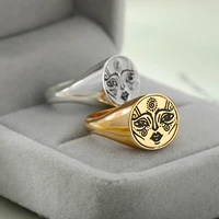 creative rings for women stainless steel sun rings moonstone ring series accessories jewelry gift best friend mom bijoux